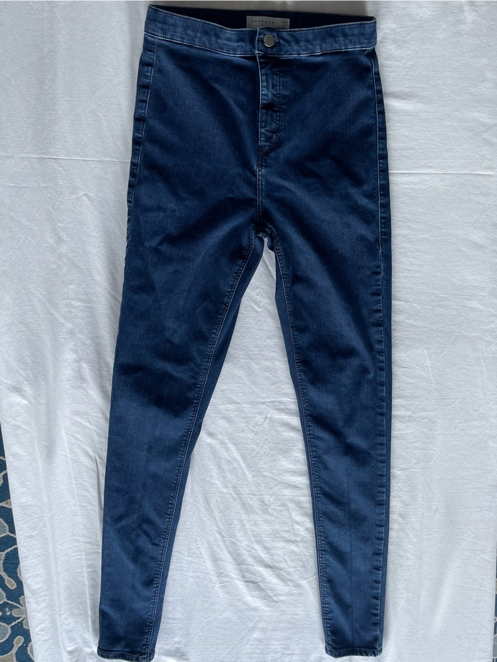 Topshop Joni High Rise Skinny Jeans Dark Wash W30 L36 Tall